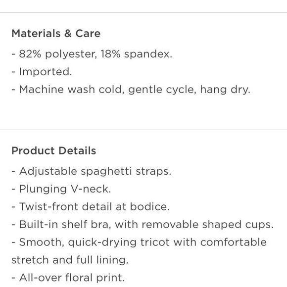 NEW - Women’s Size Small Black And Blue Floral Print One Piece Swimsuit Swimwear - Picture 11 of 12